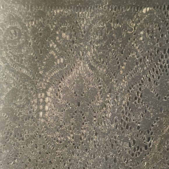 Laundry by Shelli Segal Black Velvet Lace Dress - Picture 3 of 4